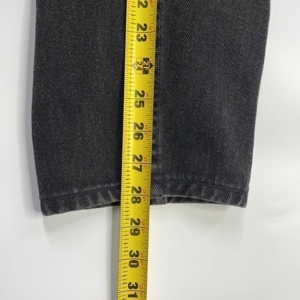 Vintage Levis 913 SilverTab Straight Leg Black Jeans W 33 L30 (32x28) Orange Tag